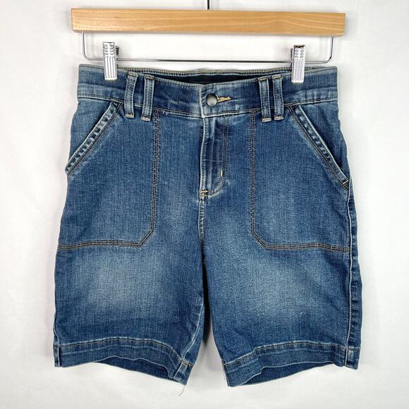 Lee Regular Fit Midrise Denim Long Shorts 6 - Picture 1 of 7